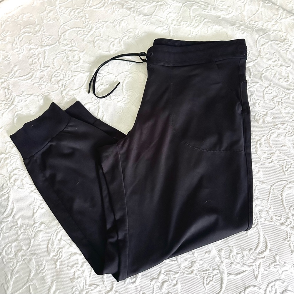 🆕 ATHLETA Black Pants Joggers Sz LP NWOT #54023
